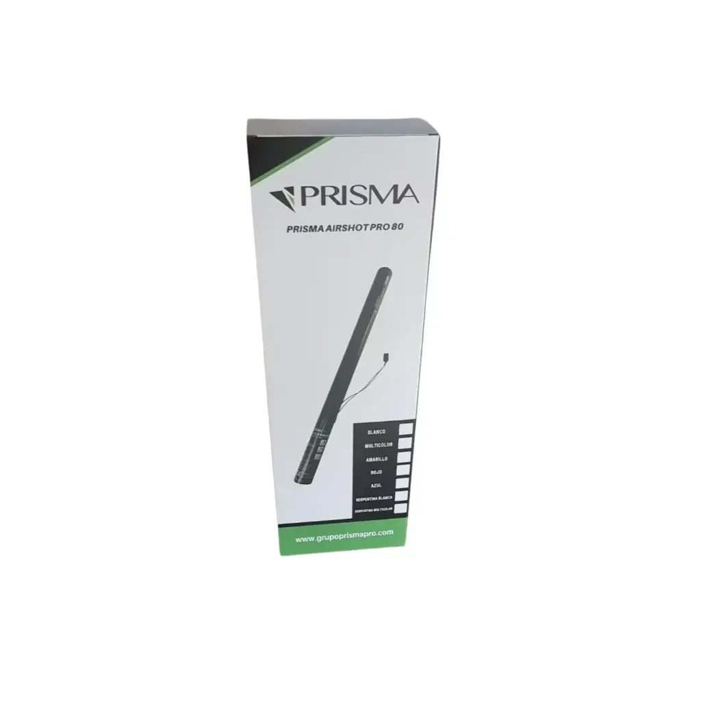 PRISMA CONFETI AIRSHOT PRO 80 ORO (Compra mínima 10 uds) (Tubo de confeti)