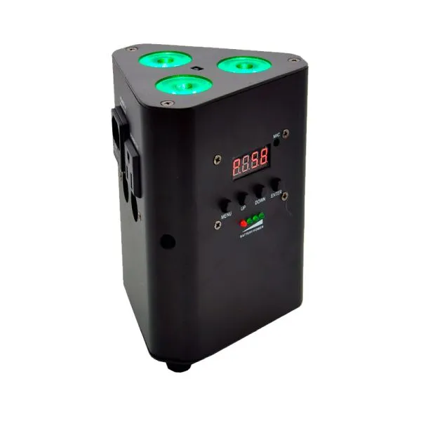 FOCO PAR LED BATERIA 3 X 10W RGBW