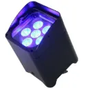 FOCO PAR LED BATERIA 6X18W RGBWA+UV
