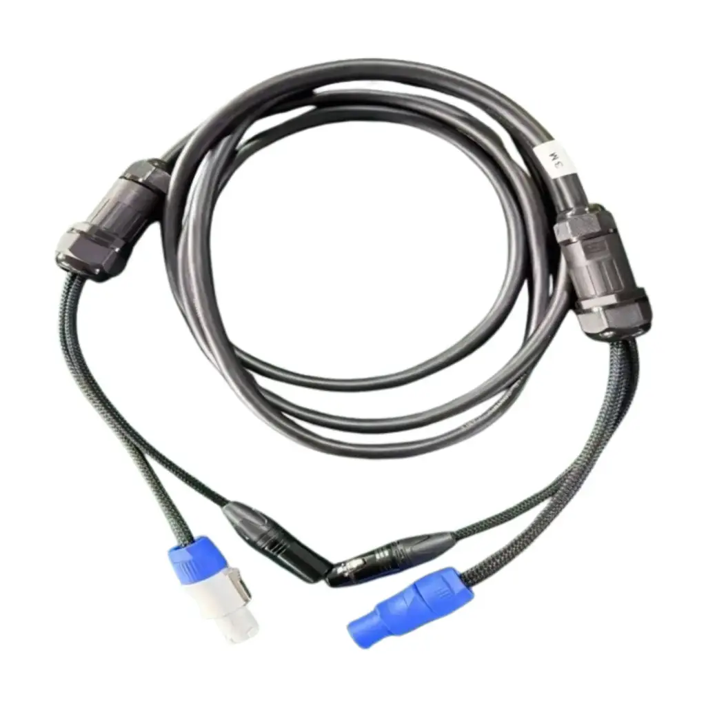 CABLE DMX + POWERLINK 3M 	  