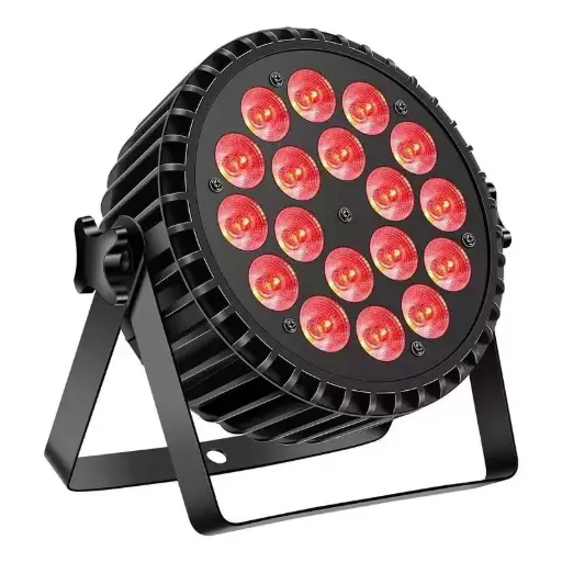 [PL02] FOCO PAR LED 18X15W SLIM CHASIS 6IN1